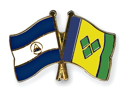 Fahnen Pins Nicaragua St-Vincent-und-die-Grenadinen