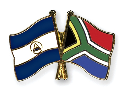 Fahnen Pins Nicaragua Sdafrika