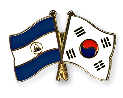 Fahnen Pins Nicaragua Sdkorea