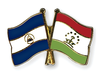 Fahnen Pins Nicaragua Tadschikistan
