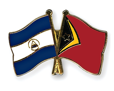 Fahnen Pins Nicaragua Timor-Leste
