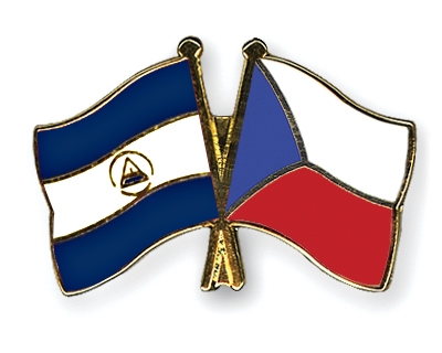 Fahnen Pins Nicaragua Tschechische-Republik
