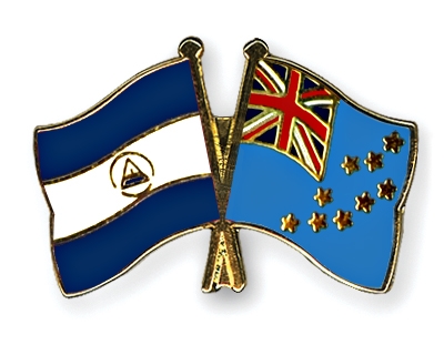 Fahnen Pins Nicaragua Tuvalu