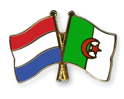 Fahnen Pins Niederlande Algerien