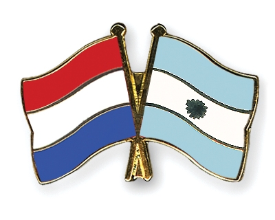 Fahnen Pins Niederlande Argentinien