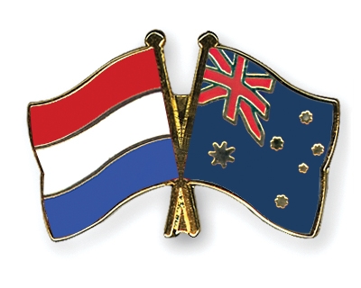 Fahnen Pins Niederlande Australien