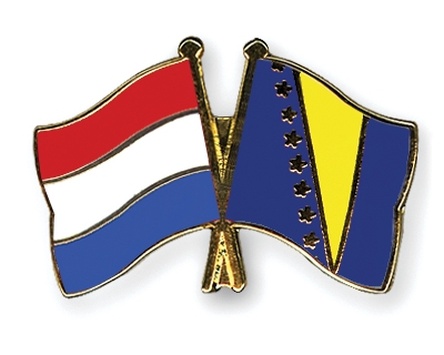 Fahnen Pins Niederlande Bosnien-und-Herzegowina