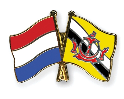 Fahnen Pins Niederlande Brunei-Darussalam