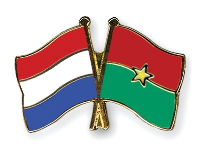 Fahnen Pins Niederlande Burkina-Faso