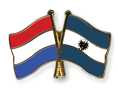 Fahnen Pins Niederlande El-Salvador
