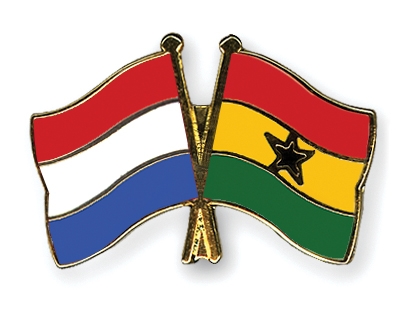 Fahnen Pins Niederlande Ghana
