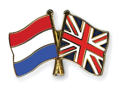 Fahnen Pins Niederlande Grossbritannien