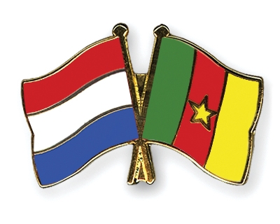 Fahnen Pins Niederlande Kamerun