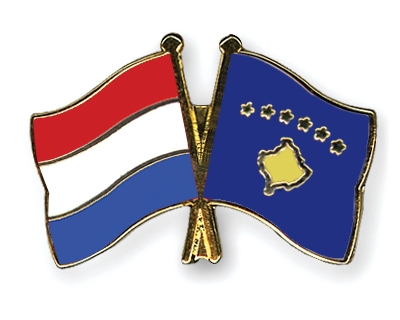 Fahnen Pins Niederlande Kosovo