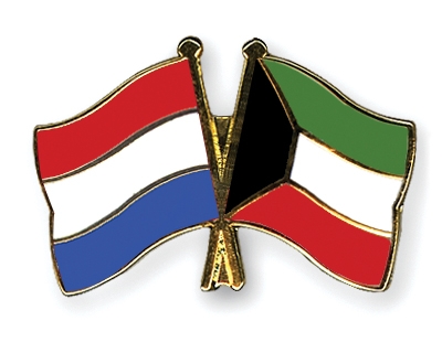 Fahnen Pins Niederlande Kuwait