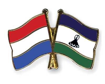Fahnen Pins Niederlande Lesotho