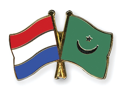 Fahnen Pins Niederlande Mauretanien
