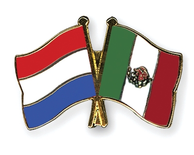 Fahnen Pins Niederlande Mexiko