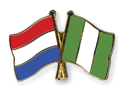 Fahnen Pins Niederlande Nigeria