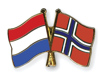 Fahnen Pins Niederlande Norwegen