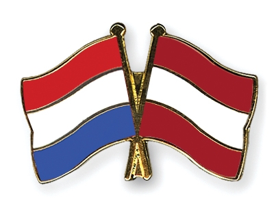 Fahnen Pins Niederlande sterreich