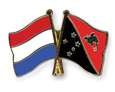 Fahnen Pins Niederlande Papua-Neuguinea