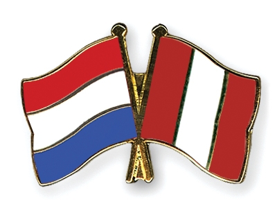 Fahnen Pins Niederlande Peru