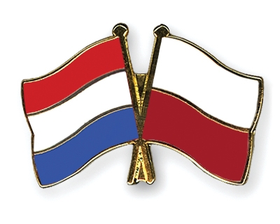 Fahnen Pins Niederlande Polen