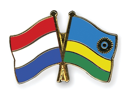 Fahnen Pins Niederlande Ruanda