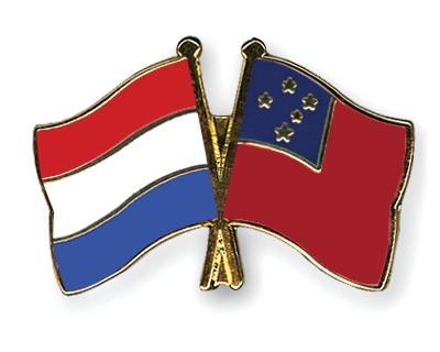 Fahnen Pins Niederlande Samoa