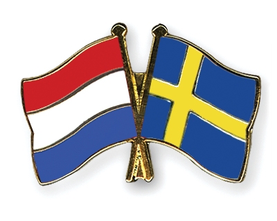 Fahnen Pins Niederlande Schweden
