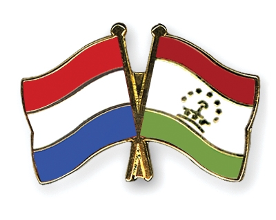 Fahnen Pins Niederlande Tadschikistan
