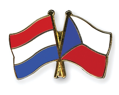 Fahnen Pins Niederlande Tschechische-Republik