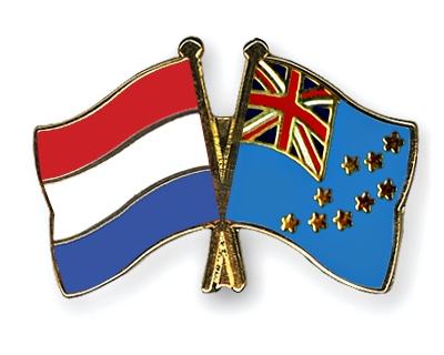 Fahnen Pins Niederlande Tuvalu