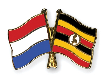 Fahnen Pins Niederlande Uganda
