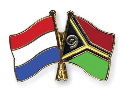 Fahnen Pins Niederlande Vanuatu