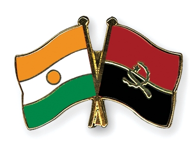 Fahnen Pins Niger Angola