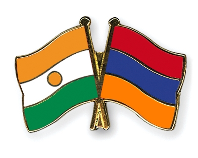 Fahnen Pins Niger Armenien