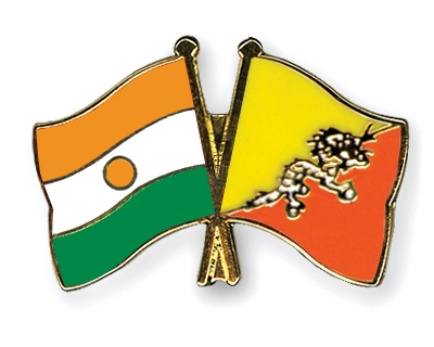 Fahnen Pins Niger Bhutan