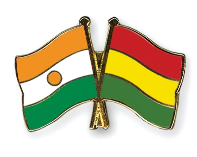 Fahnen Pins Niger Bolivien