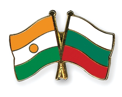 Fahnen Pins Niger Bulgarien