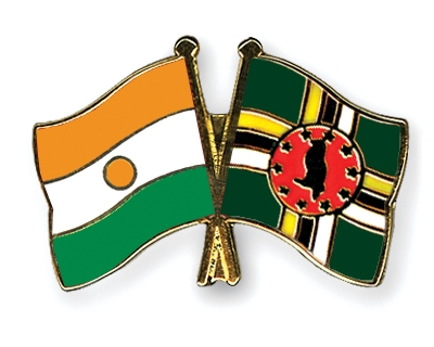 Fahnen Pins Niger Dominica