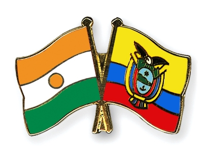 Fahnen Pins Niger Ecuador