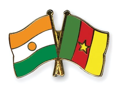 Fahnen Pins Niger Kamerun