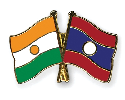 Fahnen Pins Niger Laos