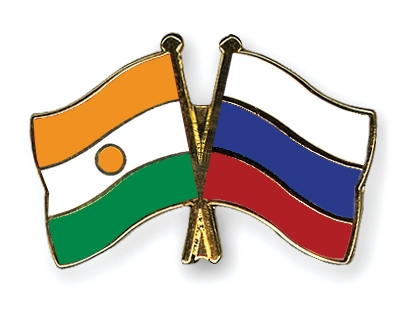 Fahnen Pins Niger Russland