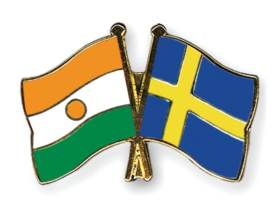 Fahnen Pins Niger Schweden