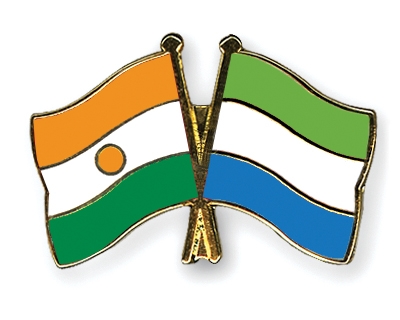 Fahnen Pins Niger Sierra-Leone