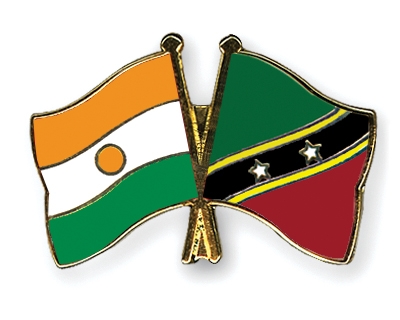 Fahnen Pins Niger St-Kitts-und-Nevis