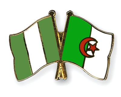 Fahnen Pins Nigeria Algerien